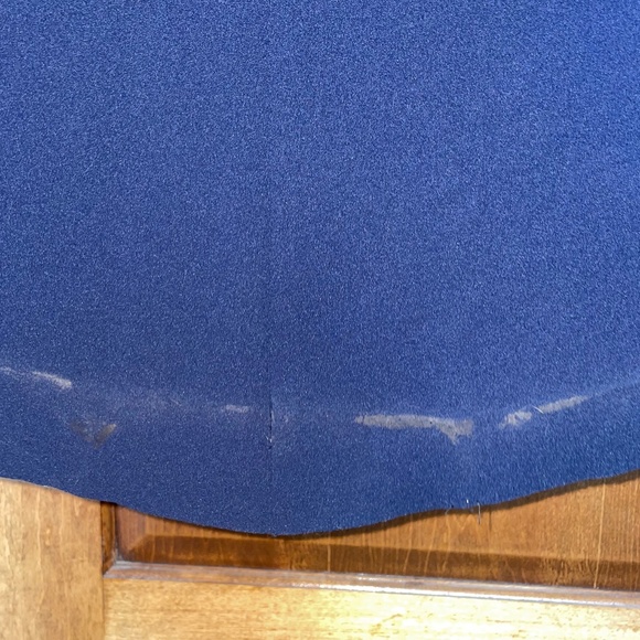 Navy Blue Aqua Formal Ball Gown, Size 8 - Picture 5 of 6